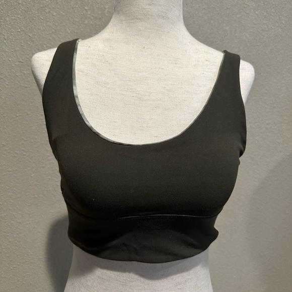 Lululemon diamond dye/olive green align bra - Picture 3 of 5